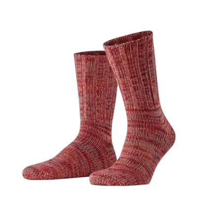 Image of FALKE Men&#039;s Brooklyn M SO Cotton Plain 1 Pair Socks, Orange (Orangette 8155), 5.5 8