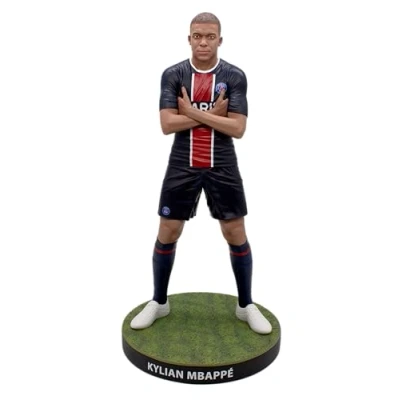 Image of SoccerStarz Football&#039;s Finest Officially Licensed Paris Saint Germain Football Club Kylian Mbappe, 60cm Highly Detailed Resin, Luxurious Collectable Statue