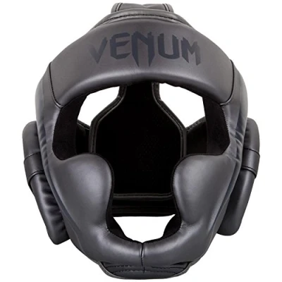 Image of Venum, Elite Boxing Headgear, Men&#039;s, One Size, Grey/Grey