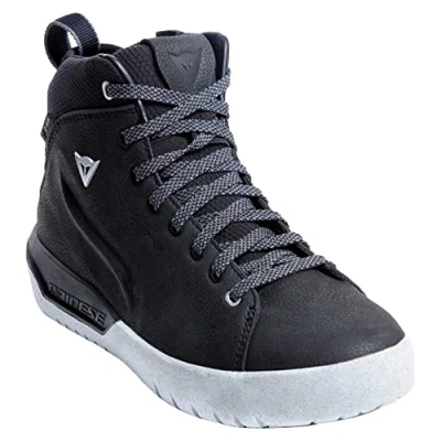 Image of Dainese Women&#039;s Metractive Woman D WP Shoes Motorcycle Boot, Black/White, 4.5 UK