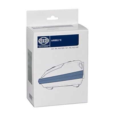 Image of 8221ER10 Stoffabdeckung for Sebo Airbelt shock absorber E Models Stripes, Black/Silver