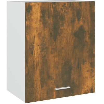Image of vidaXL Hanging Cabinet Lyon Smoked Oak 50x31x60 cm Engineered Wood