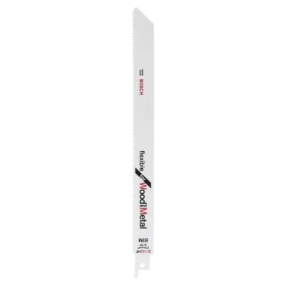 Image of Bosch Professional 2 pieces sabre saw Blade S 1122 HF Flexible for Wood and Metal (Length 225 mm, accessories)