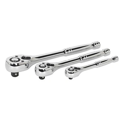 Image of Sealey Premier Ratchet Wrench Set 3pc Pear Head Flip Reverse