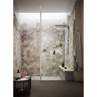 Image of Nuie WRSF002 ǀ Modern Bathroom Wetroom Ceiling Post, 3000mm, Polished Chrome
