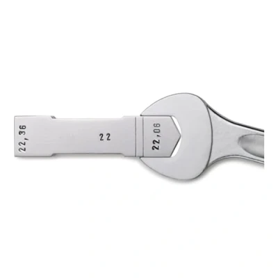 Image of Stahlwille 40031821 10 Double Open Ended Spanner, Chrome Alloy Steel, Plated, 18x21 mm Size, Pack of
