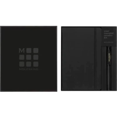 Image of Moleskine x Kaweco Classic Hard Cover Notebook and Rollerball Refillable Pen in ABS Plastic for Writers, Note Takers, Refill 0.7mm with Black Ink Included, Colour