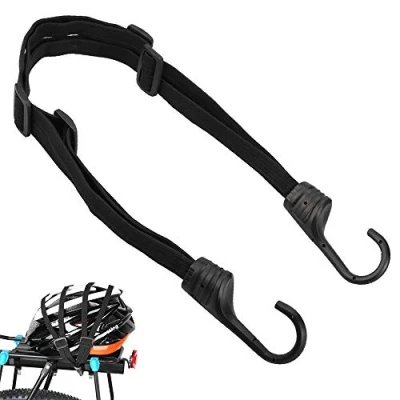 Image of LYTIVAGEN Elastic Bike Strap Adjustable Bungee Cords with Hooks Rack Straps for Bicycle and Motorcycles (60 90cm)