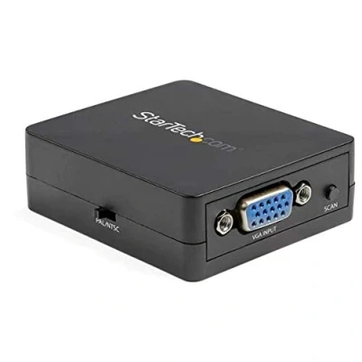 Image of StarTech.com 1080p VGA to RCA Converter PC TV USB Powered S Video with Dynamic Scaling (VGA2VID2)