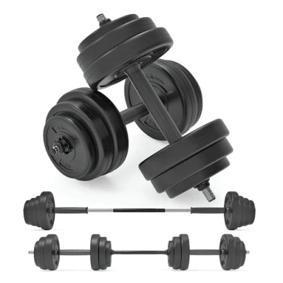 Image of Body Revolution Dumbbell Set Adjustable Dumbbells Weight with Barbell Link Accessories Various Weights &amp; Size Options Sold Separately (40kg)