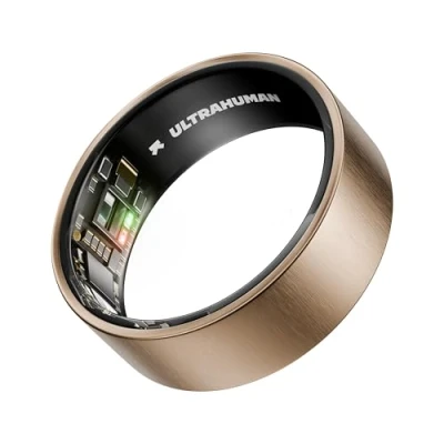 Image of Ultrahuman Ring AIR Smart Health Tracker, Size First with Sizing Kit,Sleep Tracker,Smart for Men/Women,Fitness Tracker(Size 10)