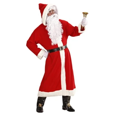 Image of Widmann 1544 V ? Santa Costume Deluxe 6 piece, Universalgröße