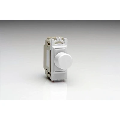 Image of Varilight 2 Way V Com Push On/Off Rotary LED Dimmer 15 180W White