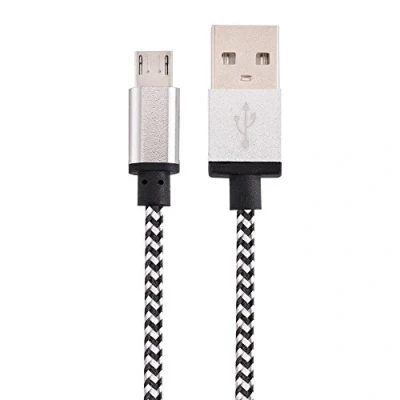 Image of PENCILUPNOSE 1m 2m 3m BRAIDED MICRO USB CHARGING DATA CABLE LEAD