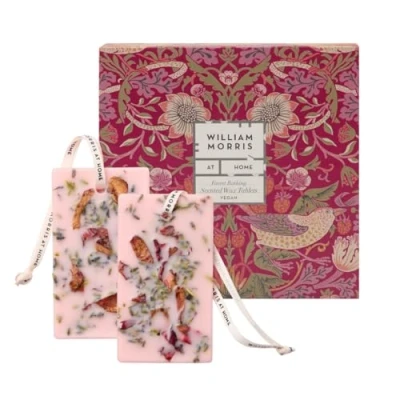 Image of William Morris Strawberry Thief Pack of 2 Scented Wax Tablets