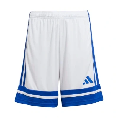 Image of adidas Unisex Kids SQUADRA25 Short Kids, White/Team Royal Blue, 15 16 Years