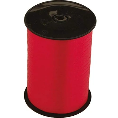 Image of BALLOON RIBBON:500mx5mm red