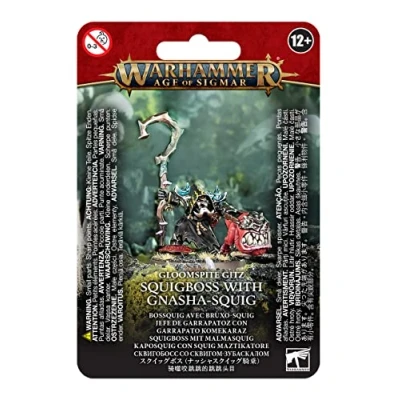 Image of Games Workshop Warhammer AoS Gloomspite Gitz Squigboss with Gnasha Squig