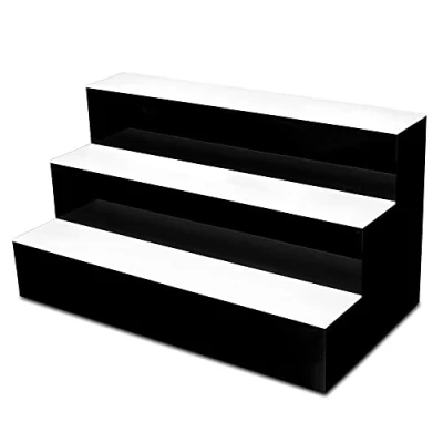 Image of Three Tier LED Bottle Display Stand Display, Light Up Bar Shelving, Shelving