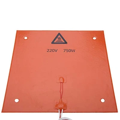 Image of Tangxi High Temperature Heating Pad 12V 220V 3D Printer Accessories Silicone Hot Bed 120W 200W 600W 750W (Orange 310 * 310mm
