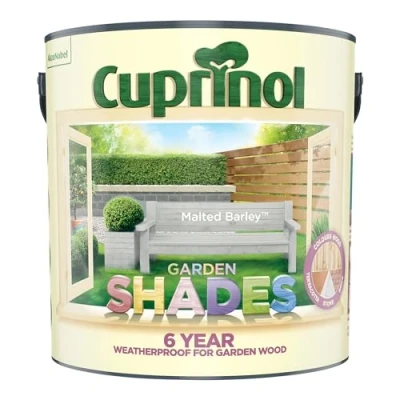 Image of Cuprinol Garden Shades Wood Paint Malted Barley 2.5L