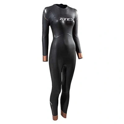 Image of ZONE3 Women&#039;s Thermal Agile Wetsuit For Open Water Swimming, Full Body Diving Suit Snorkelling, Surfing (ML)