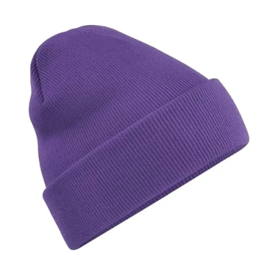 Image of Beechfield Original Cuffed Beanie Purple