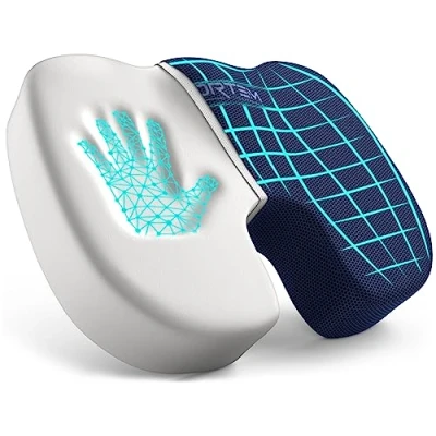 Image of FORTEM Office Chair Cushion, Memory Foam Seat Non Slip Sitting Pillow for Gaming, Car Computer Pad, Washable Cover