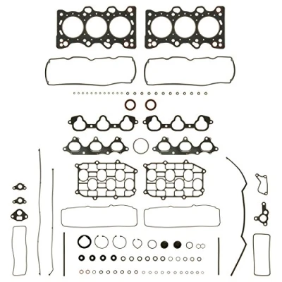 Image of 061A1PL2307 Gasket Set, cylinder head AJUSA 52101900 with gasket, valve stem seals FIBERMAX