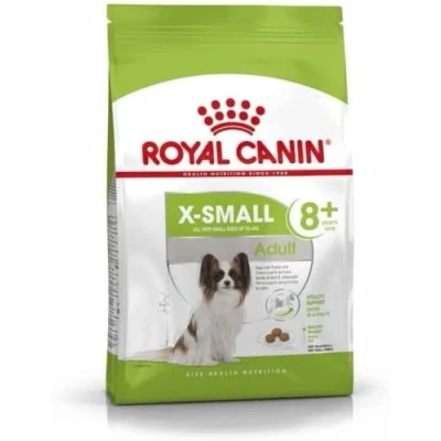 Image of Royal Canin X Small Adult 8+ 3 kg Dry Food for Very Dogs from 8 Years To Support the Intestines, Vitality and Urinary Tract Especially Tasty