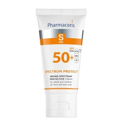 Image of Pharmaceris S Spectrum Protect Cream with Broadband Protection SPF50+ for Sensitive and Dry Skin 50ml