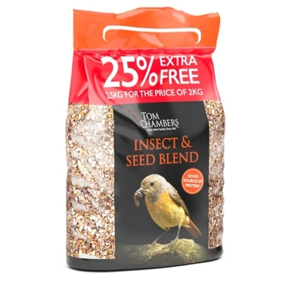 Image of Tom Chambers Insect &#039;n&#039; Seed Blend 25% FOC 2.5kg