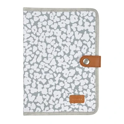 Image of Béaba Health Book Cover, Geneva, 2 Inside Pockets, Press Stud, Waterproof Fabric, Cherry Blossom