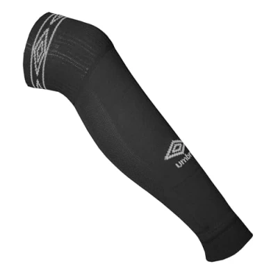 Image of Umbro Mens Diamond Leg Sleeves (L) (Carbon/White)