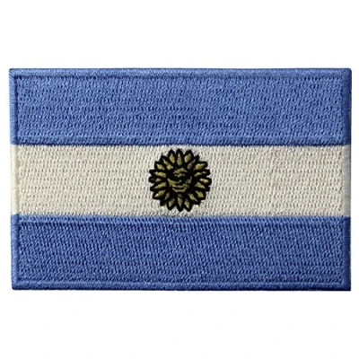 Image of Argentina National Flag Embroidered Argentinian State Emblem Iron On Sew Patch