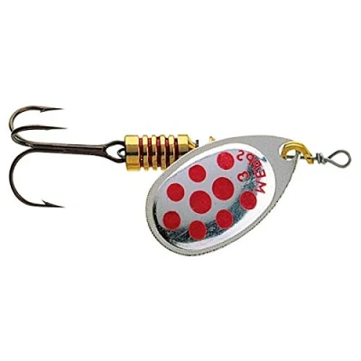 Image of Mepps Spinner Aglia Silver/Red, Size 3, 6.5g, 1 Pcs
