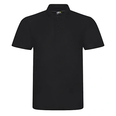 Image of PRORTX Mens Pro Pique Polo Shirt (6XL) (Black)