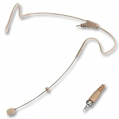 Image of Pulse MIC 2000LJ Super Lightweight Headset Condenser Microphone with 3.5 mm Locking Jack Plug
