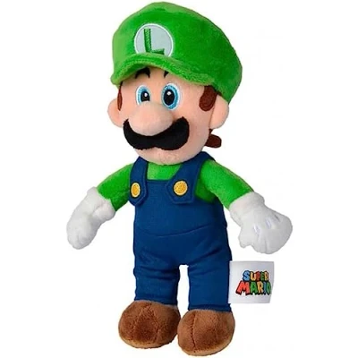 Image of Simba Toys Plush Luigi, Suitable from the First Months of Age, 20 cm