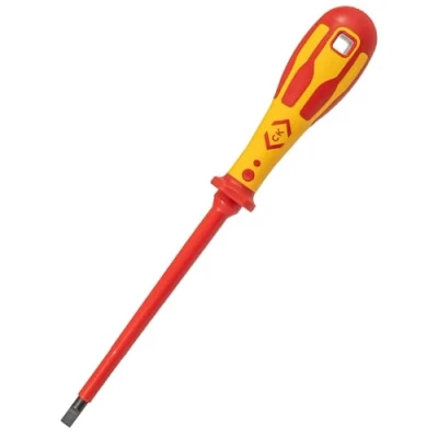 Image of C.K Dextro Slotted Parallel Flat Head VDE Insulated Screwdriver 8.0X175mm