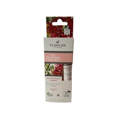 Image of Flos Lek Gel With Eyebright and Algae Eyelids Under the Eyes 15ml