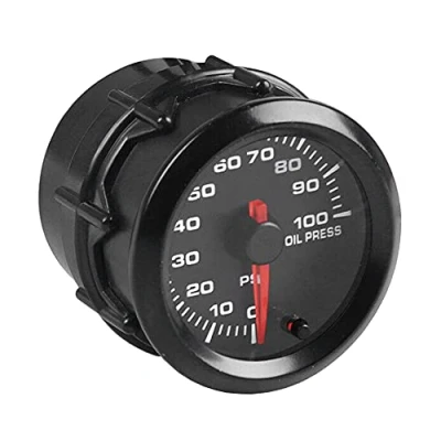 Image of ETOPARS Universal Car Vehicle 2inch 52mm Pointer Oil Pressure Gauge Meter Kit Press PSI 7 Color LED Light Indicator Dail