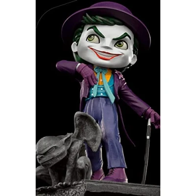Image of Iron Studios &amp; MiniCo DCCBAT34620 MC Batman 89 The Joker Minico, Solid, Multicoloured, Standard