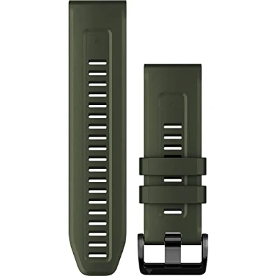 Image of Garmin Fenix 7, 22 mm Quick Fit Moss Silicone Band