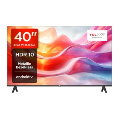 Image of TCL 40S5400AK 40 inch Television, HDR, FHD, Smart TV Powered by Android TV, Bezeless design (Kids Mode, Dolby Audio, compatible with Google assistant)