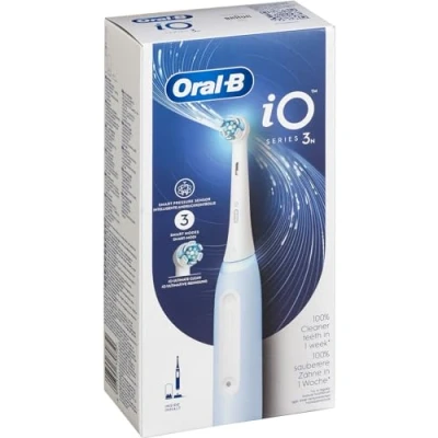 Image of Braun Oral B iO 3N Electric Toothbrush Blue 1 Brush Head