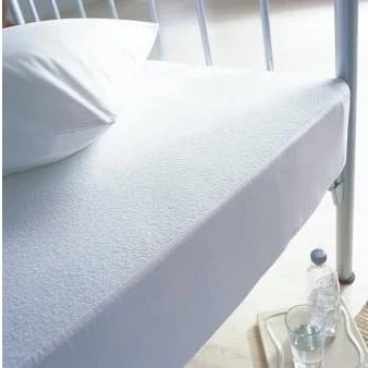 Image of Waterproof Breathable Terry Mattress Protector, Double Bed Size