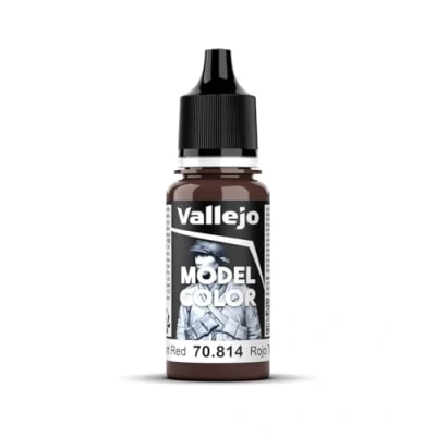 Image of Vallejo Model Color 17 ml Acrylic Paint Burnt Cadmium Red