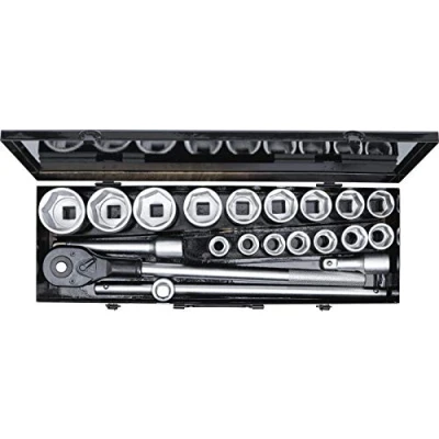 Image of BGS Diy 15113 Socket Set 20 mm (3/4&quot;) Drive 19 50 pcs.
