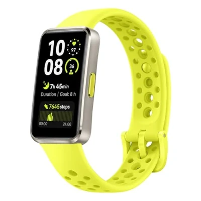 Image of HUAWEI Band 10 Smartwatch Aluminum Alloy Case up to 14 Days Battery Life, iOS &amp; Android, Average Sleep HRV and Insights with an AI powered Fitness Monitoring Tracker, Breathing
